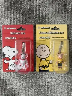 2体セット【BE@RBRICK 50% スヌーピー&チャーリーブラウン】