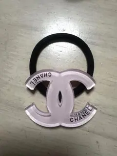 CHANEL ノベルティ ヘアゴム ピンク