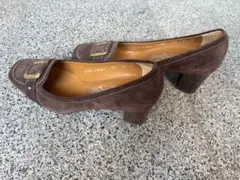 Salvatore Ferragamo フェラガモ　ブラウンパンプスのサムネイル