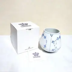 【未使用】ロイヤルコペンハーゲン ブルーフルーテッド フラワーベース 花瓶のサムネイル