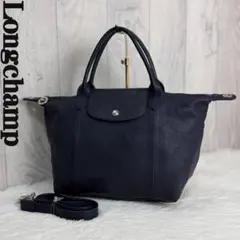 人気♡ロンシャン Longchamp ロゴ レザー 2way ショルダーバッグ