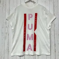 PUMA　レディース　ロゴ Tシャツ　M ストレッチ　半袖　プーマ