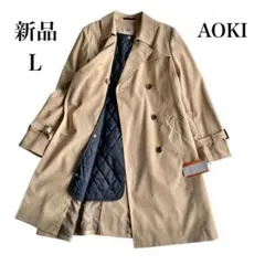 【新品】LES MUES ライナー付撥水トレンチコート　AOKI 就活
