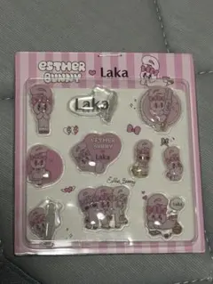 Laka × Esther Bunny 3Dボリュームシール