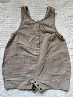 ベージュ ロンパース 70cm
