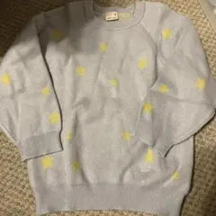 petit main 星柄ニット キッズMサイズ