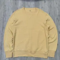 ☆美品　ユニクロ　スウェット　ライトイエロー