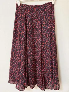 NATURAL BEAUTY BASIC 花柄フレアスカート