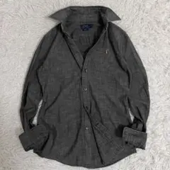 極美品✨近年 ポロラルフローレン 長袖シャツ シャンブレー ポニー Aライン
