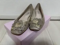 美品 Louis Vuitton スエードフラワーモチーフパンプス 38 - メルカリ