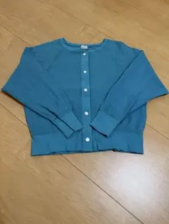 green label relaxing☆ターコイズブルー カーディガン 長袖