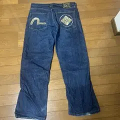 EVISU インディゴブルーデニム　34インチ