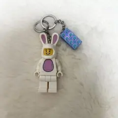 LEGO ウサギ ライト付きキーホルダー　レゴ付き