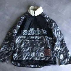 《希少》80s アディダスオリジナルス 総柄 ボアフリース アノラック　古着