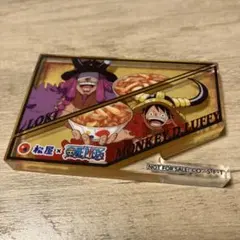 アクリルブロック箸置き　ワンピース　松屋　コラボ