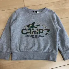 CAMP7 グレー スウェット トレーナー 100cmのサムネイル