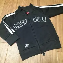 BABY DOLL 可愛い ブラックパーカー 80サイズ