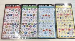 [正規品サンスター文具]PEANUTS ボンボンドロップシール 4パックセット