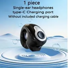 【新品 未使用品】シングル片耳ワイヤレスイヤフォン Type-C充電USB付属