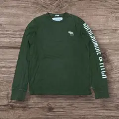 アバクロ(Abercrombie & Fitch)カーキ系スウェット　M y2k