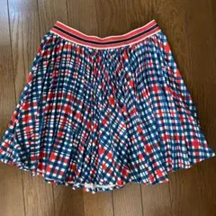 さらに値下げ！jacadi チェック柄スカート 10A（140cm）のサムネイル