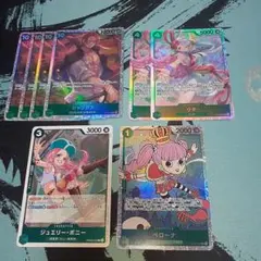 ワンピースカードゲーム　緑SRシャンクス他　汎用カードセット