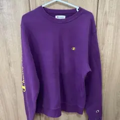 Champion　ロゴ刺繍スウェットトレーナー C8-S002R 古着
