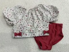 いちご柄セパレート水着セット