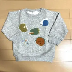 SLAP SLIP 恐竜柄 長袖トレーナー　90
