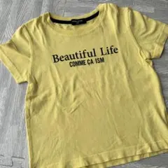 COMME CA ISM Tシャツ イエロー 110Aのサムネイル