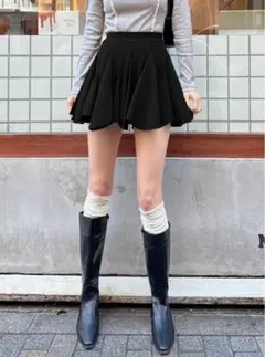 【GRL】タグ付き／インパン裏地付きイレヘムミニスカート