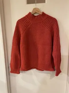 キーネック ニット