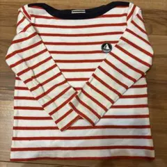 PETIT BATEAU ストライプ　長袖カットソー 4ans