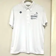 DESCENTE ゴルフシャツ L ホワイト