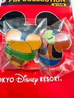 【新品未使用】東京ディズニーリゾート ピンバッジ 2個セット