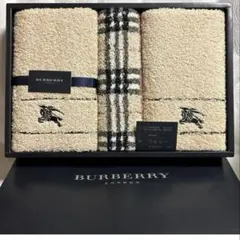 BURBERRY フェイスタオル＋バスタオルセット b0146 - メルカリ