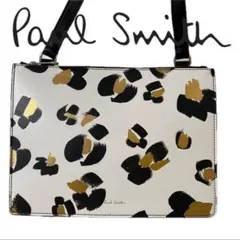 新品✨ポールスミス Paul Smith レオパード柄ヒョウ柄ショルダーバック