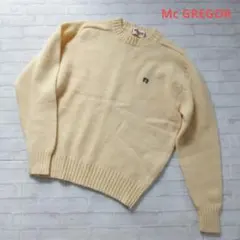 Mc GREGOR　ウールクルーネックセーター　М