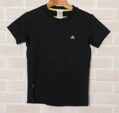 adidas(アディダス) キッズ クルーネックTシャツ 黒140cm