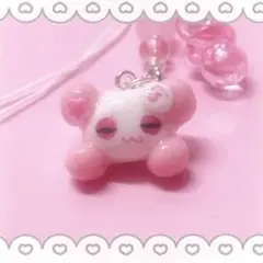 ぴんくぱんだ´●.̫●`ストラップ