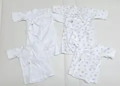 MIKIHOUSE HB ベビー長肌着 短肌着 コンビ肌着 4枚セット