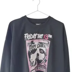 13日の金曜日 Friday the 13th スウェット ブラック トレーナー