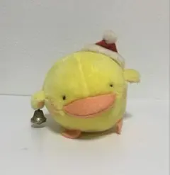 マザーガーデン　アヒル ぬいぐるみ サンタ帽子 鈴付き マスコット