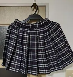 試着のみ STARRYAGE チェック柄 プリーツスカート