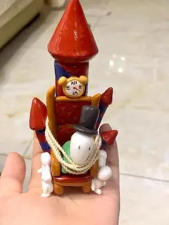 陶器製キャラクター付きミニチュア