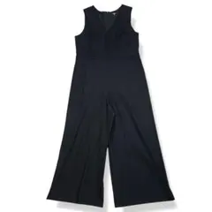 試着のみ]sugaryuu ☆クラシックツイードジャンプスーツ☆ネイビー☆S