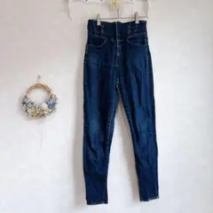 alicia PAGE BOY デニム パンツ　ズボン　綿98% S ⭐︎のサムネイル