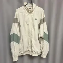 Reebok ジャケット Lサイズ ホワイト/グレー/グリーンのサムネイル