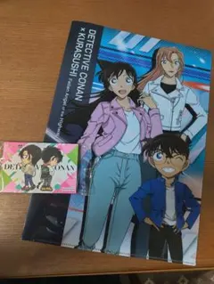 名探偵コナン くら寿司 コラボクリアファイル、シール