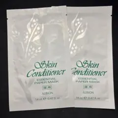 アルビオン薬用スキンコンディショナーエッセンシャルペーパーマスクN 2枚のサムネイル